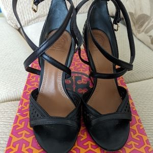 TORY BURCH ALYSSA WEDGE SANDALS